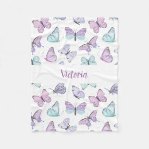 Manta Polar Masa de mariposa para bebés, niños y adultos