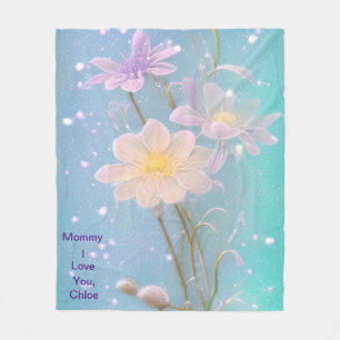 Manta Polar Masa florida del Día de la Madre