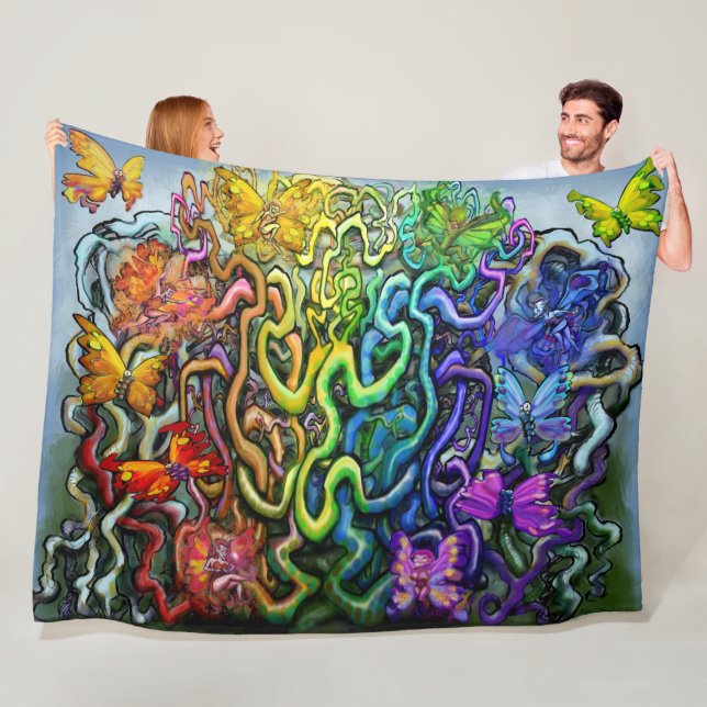 Manta Polar Masa mágica de flechas arco iris (In situ)
