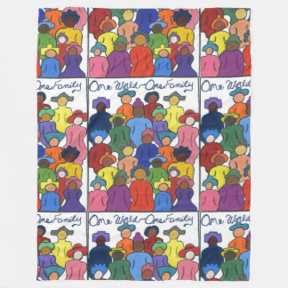 Manta Polar Masa multicultural, interracial, de diversidad