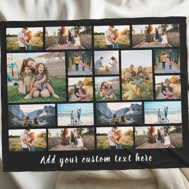 Manta Polar Masa personalizada de 20 Collages de fotos (Subido por el creador)
