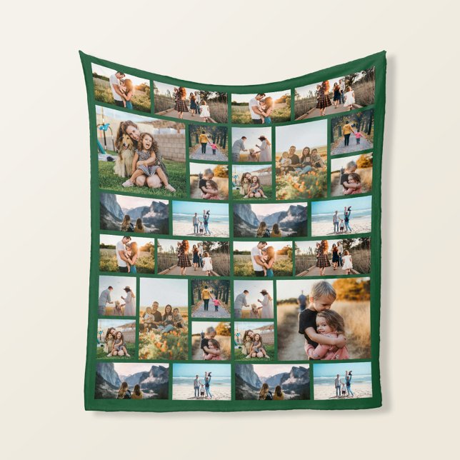 Manta Polar Masa personalizada de 32 Collages de fotos (Subido por el creador)