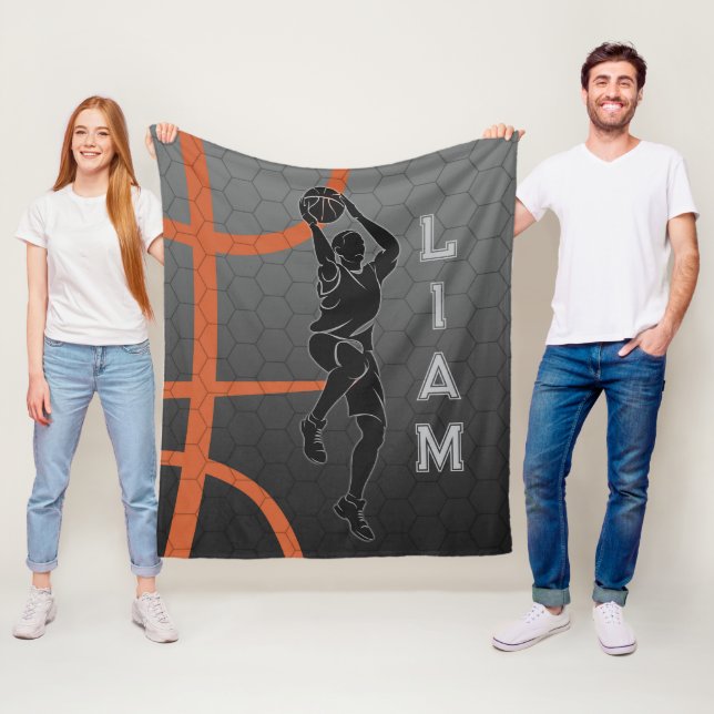Manta Polar Masa personalizada de baloncesto, regalos para el  (In situ)