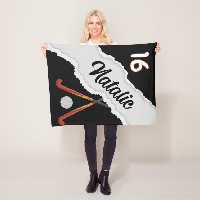 Manta Polar Masa personalizada de hockey sobre hierba, nombre  (In situ)