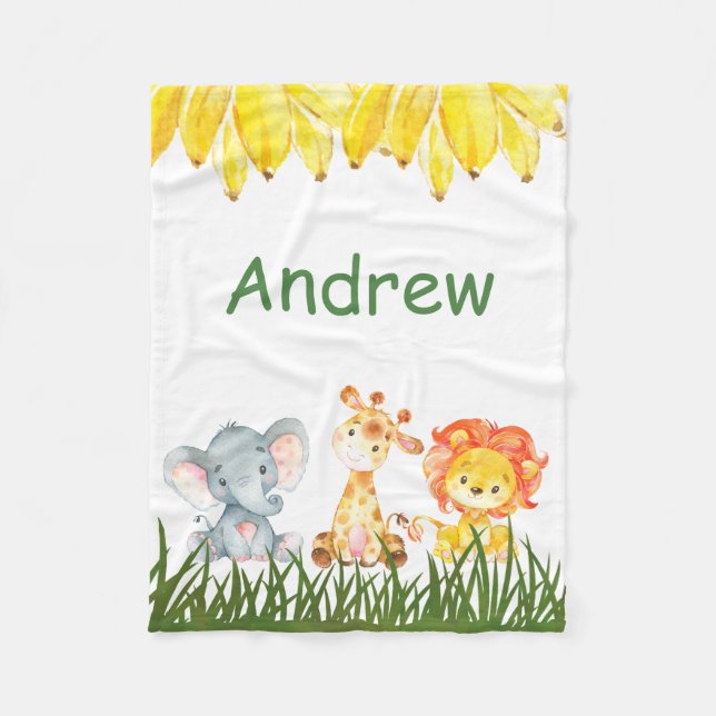 Manta Polar Masa personalizada para la fleche infantil de Elep (Anverso)