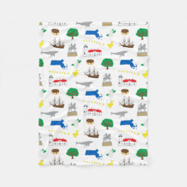 Manta Polar Masachusetts Fleece Blanket