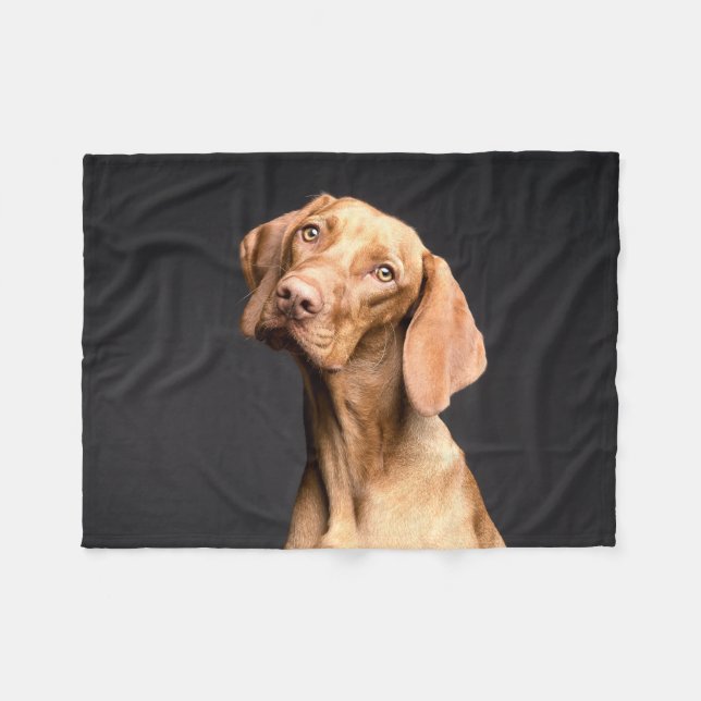 Manta Polar Mascota Brown Beagle Dog (Frente (Horizontal))