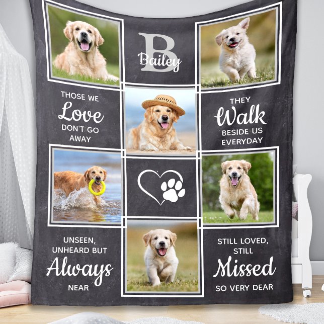 Manta Polar Mascota Memorial Dog Keepsake Compatía Cita Mascot (Subido por el creador)
