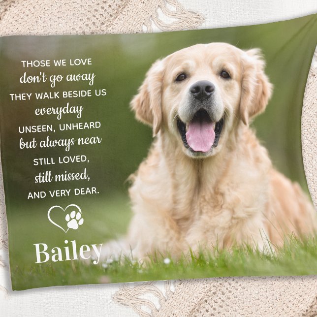 Manta Polar Mascota personalizado Mascota en memoria de pérdid (Subido por el creador)