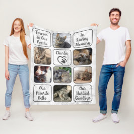 Manta Polar Mascota personalizado Monumento al Gato 7 Foto Mar