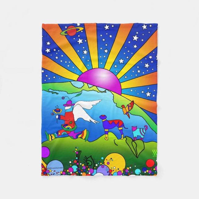 Manta Polar Mascota World Fleece Blanket (Anverso)