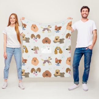 Manta Polar Mascotas De Perros Niños Habitación Decoración De 