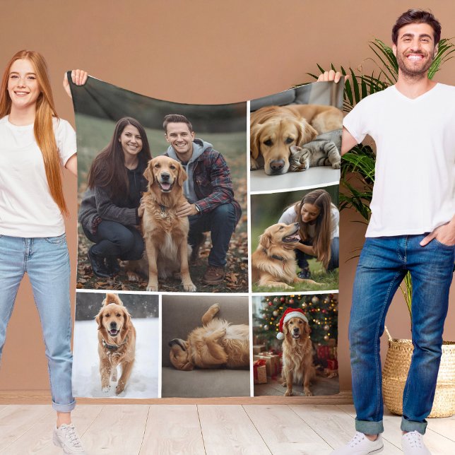 Manta Polar Mascotas del Collage de fotos de la Flota de la Fl (Subido por el creador)