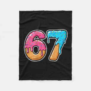 Manta Polar Mason 67 Helado Goteo Meme Seis Siete Divertido (e