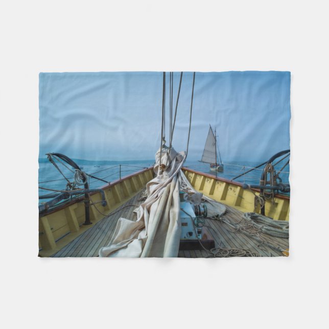 Manta Polar Massachusetts, Gloucester, Festival de Schooner 3 (Frente (Horizontal))