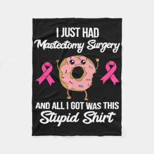 Manta Polar Mastectomía Cirugía Meme Diversión Cáncer de Mama