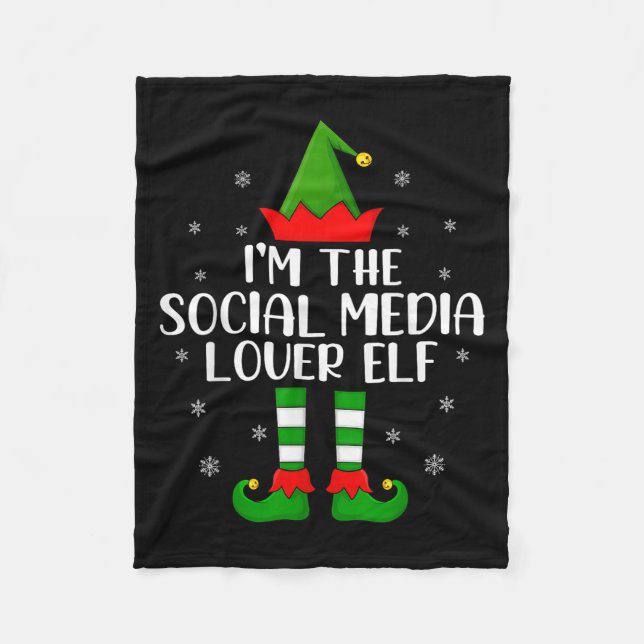 Manta Polar Matching Family I'm The Social Media Lover Elf Chr (Anverso)