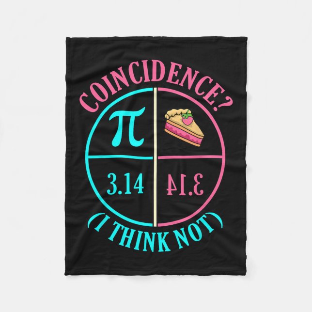 Manta Polar Matemática Matemática de Maestros de Pi Day Coinci (Anverso)