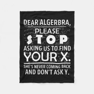 Manta Polar Matemáticas Divertidas Para Amantes De Las Matemát
