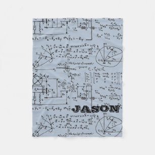 Manta Polar Matemáticas Geeky de la matemáticas personalizad