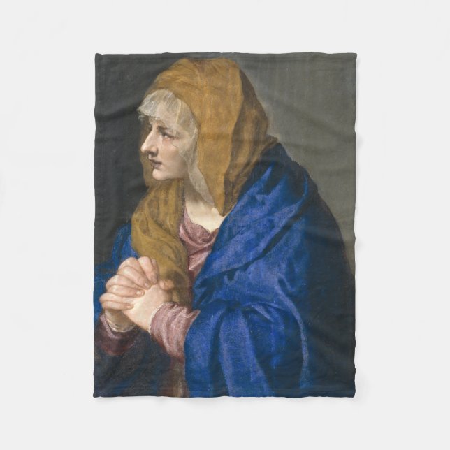 Manta Polar Mater Dolorosa (Virgen María) (Madre de los Dolore (Anverso)