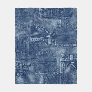 Manta Polar Material de denim,