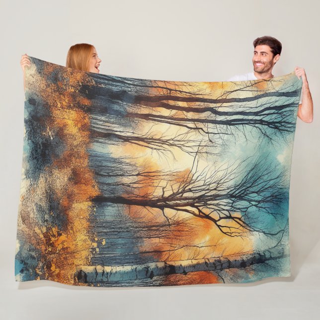 Manta Polar Material gráfico abstracto 8 - (In situ)