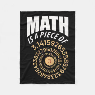 Manta Polar Math Es Una Pieza De Pi Pie 3.14 Números Repetidos