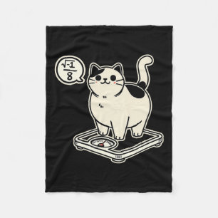 Manta Polar Math Pun Cat me sobrecrea más de 8 divertidos prof