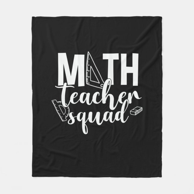 Manta Polar Math Teacher Math Teacher Squad (Anverso)