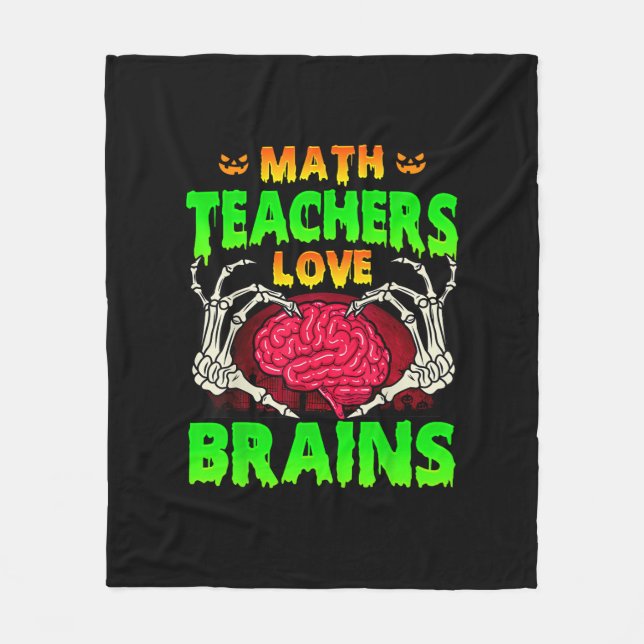 Manta Polar Math Teachers Brains Skeleton Halloween (Anverso)