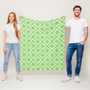 Manta Polar Matiz de patrón geométrico DIY en cualquier colo