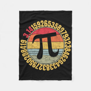Manta Polar Matleta de símbolos de Nerdy Math Pi