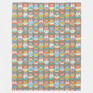 Manta Polar Matreshka Fleece Blanket