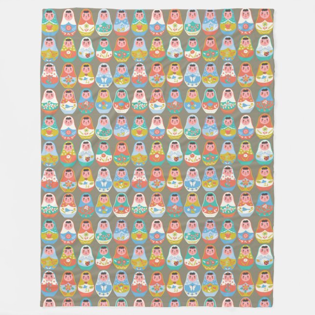 Manta Polar Matreshka Fleece Blanket (Anverso)