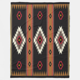 Manta Polar Matrícula al estilo navajo