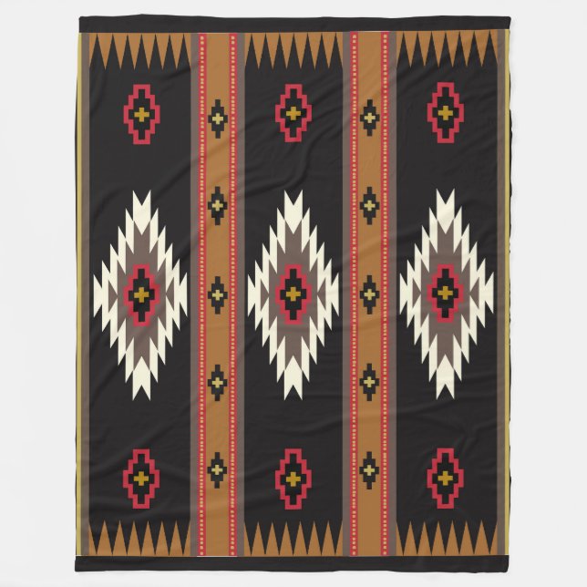 Manta Polar Matrícula al estilo navajo (Anverso)
