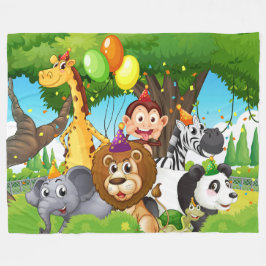 Manta Polar Matrícula - Animales - Personalizado