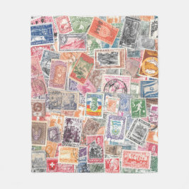 Manta Polar Matrícula de colección de sellos para los amantes 