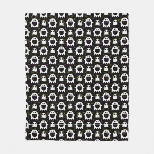 Manta Polar Matrícula de Fleece Black Ghost