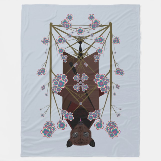 Manta Polar Matrícula de Flying Fox Blue Fleece Blanket (3 tam (Anverso)