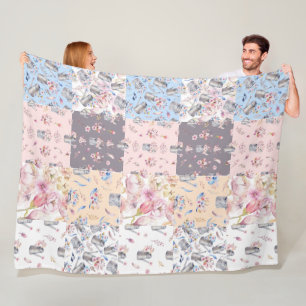 Manta Polar Matrícula de la Fleece Fleece Blanket