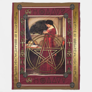 Manta Polar Matrícula de la Flota Wicca Pentacle