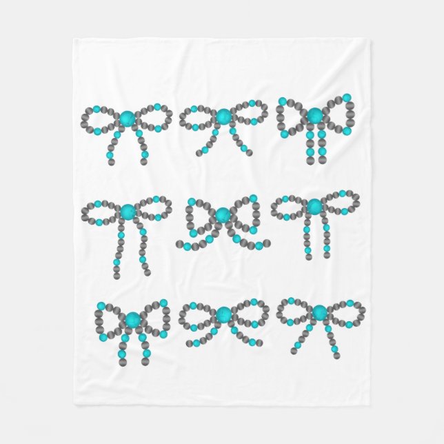 Manta Polar Matrícula de piedra turquesa (Anverso)