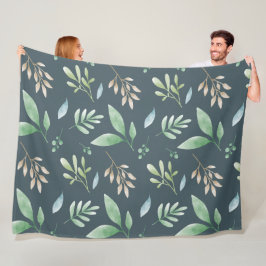 Manta Polar Matrícula - Foliage multicolor