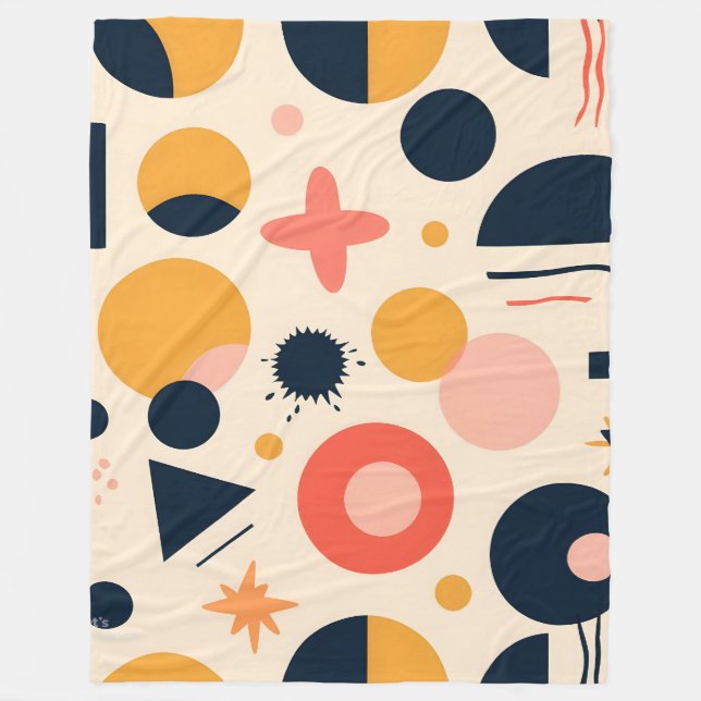 Manta Polar Matrícula geométrica abstracta moderna (Anverso)