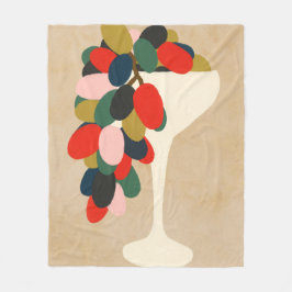 Manta Polar Matriz de uvas