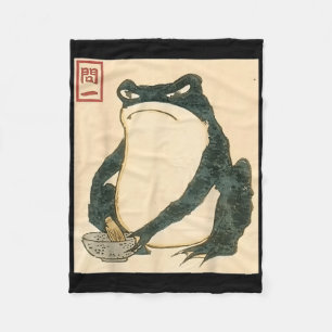 Manta Polar Matsumoto Hoji Rana japonesa Ukiyo-e Toad Meme Aes