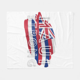 Manta Polar Maui Strong Hawaii Bandera Fleece Blanket