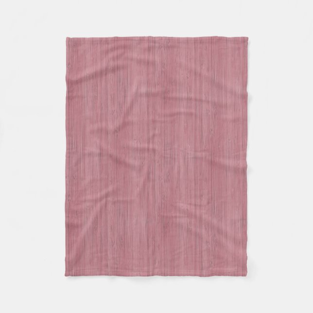 Manta Polar Mauve Purple Bamboo Madera Grano (Anverso)